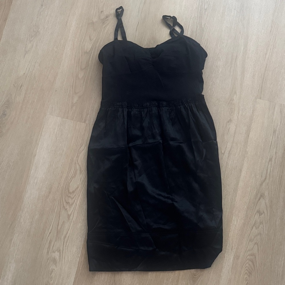 DKNY Black Strapless Dress